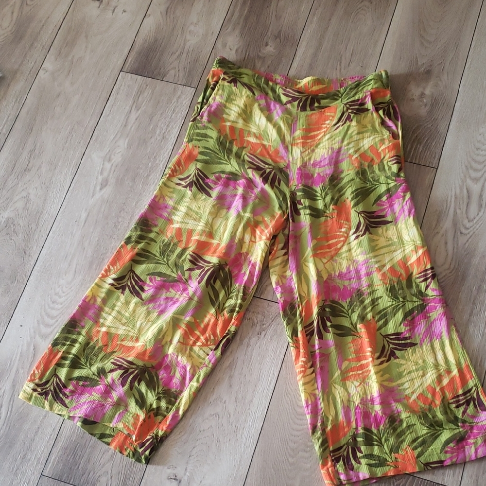 Jessica Simpson Multicolor Floral Pants